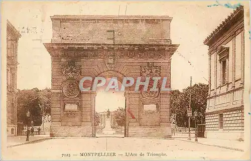 Cartes postales Montpellier L'Arc de Triomphe