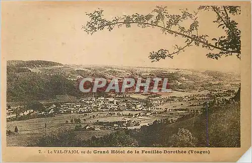Cartes postales Le Val d'Ajol vu du Grand Hotel de la Feuillee Dorothee (Vosges)