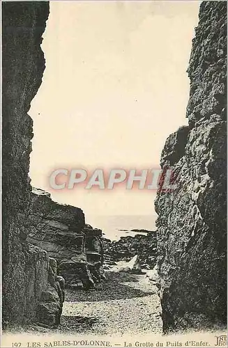 Cartes postales Les Sables d'Olonne La Grotte du Puits d'Enfer