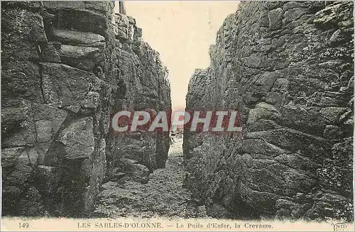 Cartes postales Les Sables d'Olonne  du Puits d'Enfer La Crevasse