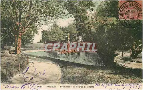 Cartes postales Avignon Promenade du Rocher des Doms
