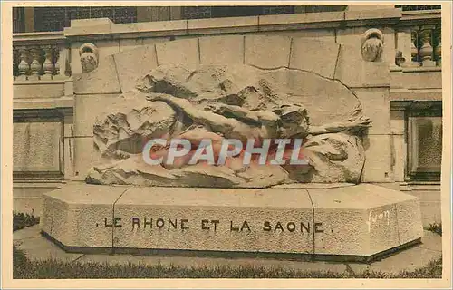 Ansichtskarte AK Lyon (Rhone) La Douce France Le Rhone et la Saone Vermare Sculp