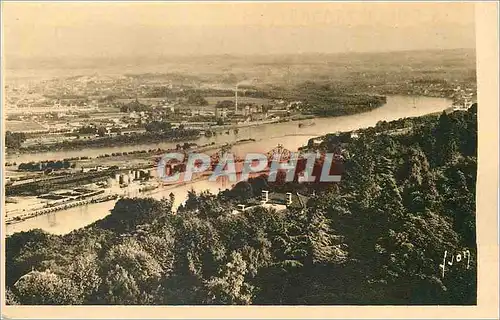 Cartes postales Lyon (Rhone) La Douce France Le Confluent du Rhone et de la Saone