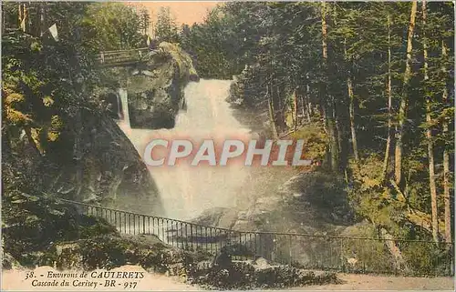 Ansichtskarte AK Environs de Cauterets Cascade du Cerisey