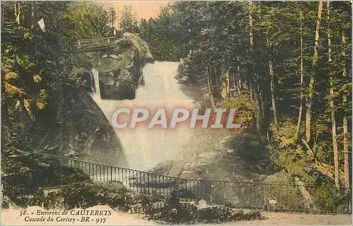 Cartes postales Environs de Cauterets Cascade du Cerisey