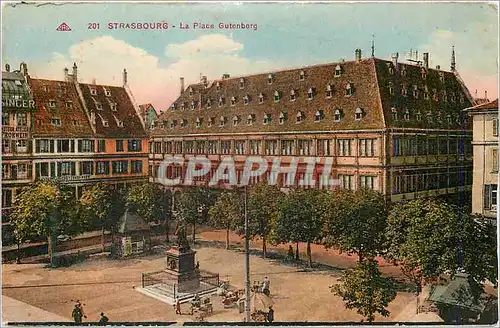 Cartes postales Strasbourg La Place Gutenberg