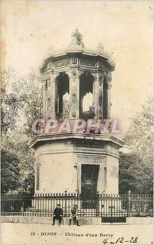 Cartes postales Dijon Chateau d'Eau Darcy