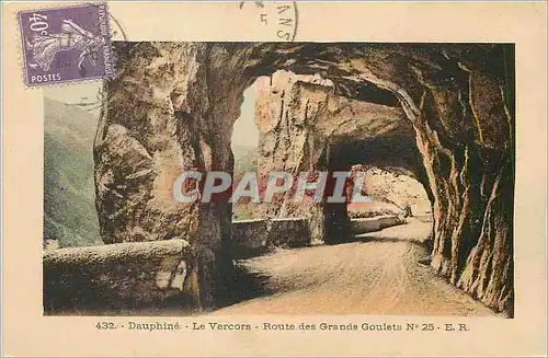 Cartes postales Dauphine Le Vercors Route des Grands Goulets