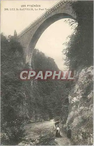 Cartes postales Luz St Sauveur Les Pyrenees Le pont Napoleon