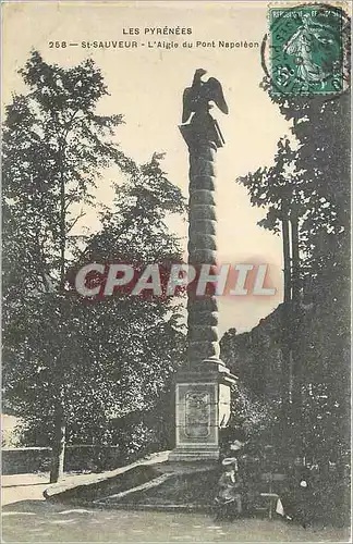 Ansichtskarte AK St Sauveur Les Pyrenees L'Aigle du Pont Napoleon