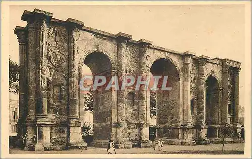 Ansichtskarte AK Reims (Marne) La Douce France La Porte Mars (Epoque Gallo Romaine)