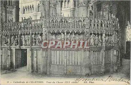 Cartes postales Cathedrale de Chartres Tour du Choeur (XVIe Siecle)