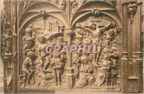 Cartes postales Amiens Cathedrale Stalles du Choeur 7e Serie Christ