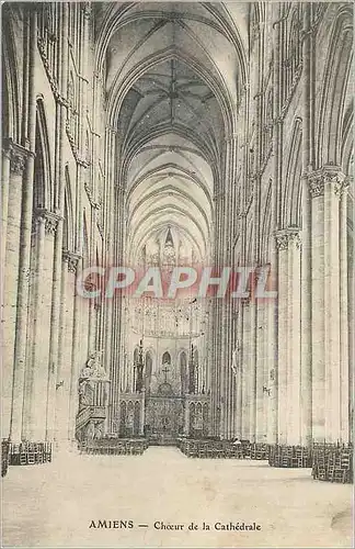 Cartes postales Amiens Choeur de la Cathedrale