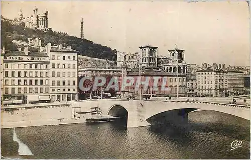 Moderne Karte Lyon Le Pont Tilsit