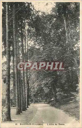 Cartes postales Bagnoles de l'Orne L'Allee du Dante