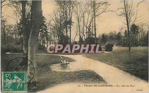 Ansichtskarte AK Palais de Compiegne Un Coin du Parc