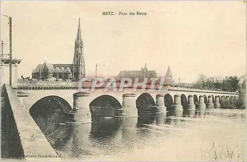 Cartes postales Metz Pont des Morts
