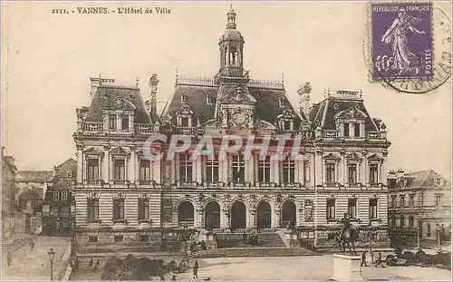 Cartes postales Vannes L'Hotel de Ville