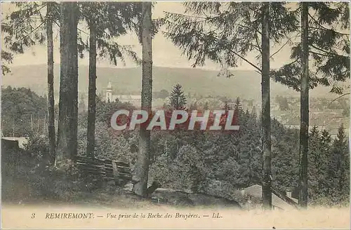 Ansichtskarte AK Remiremont Vue prise de la Roche des Bruyeres