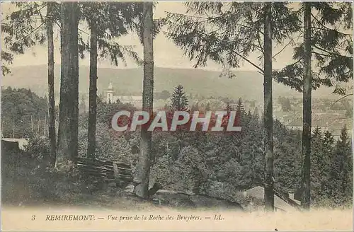 Cartes postales Remiremont Vue prise de la Roche des Bruyeres