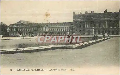 Cartes postales Jardins de Versailles Le Parterre d'Eau