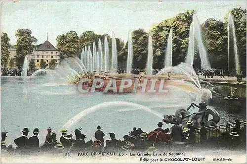 Cartes postales Parc de Versailles Les Grandes Eaux de Neptune