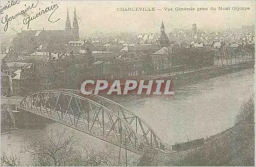 REPRO Charleville Vue Generale prise du Mont Olympe