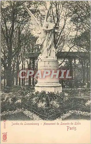 Ansichtskarte AK Paris Jardin du Luxembourg Monument de Leconte de Lisle