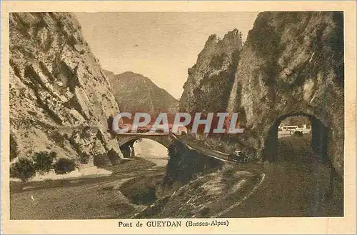 Cartes postales Pont de Gueydan (Basses Alpes)