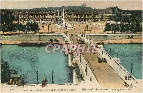 Cartes postales Paris Panorama vers la Place de la Concorde