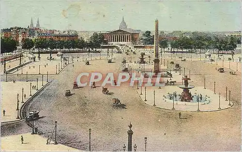 Cartes postales Paris La Place de la Concorde