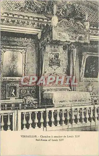 Ansichtskarte AK Versailles Chambre a Coucher de Louis XIV