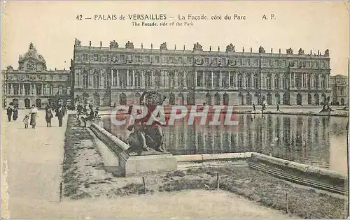 Cartes postales Palais de Versailles la Facade Cote du Parc