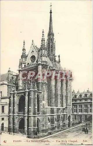 Cartes postales Paris la Sainte Chapelle