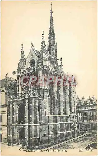 Cartes postales Paris la Sainte Chapelle