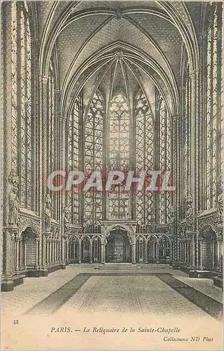 Cartes postales Paris le Reliquaire de la Sainte Chapelle