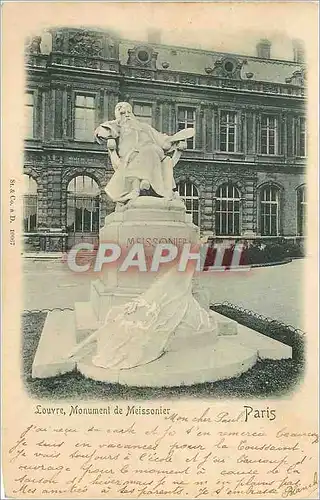 Cartes postales Louvre Monument de Meissonier