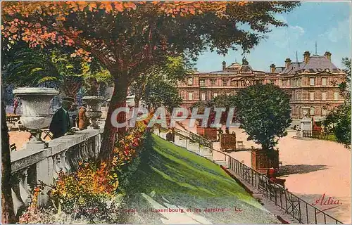 Cartes postales Luxembourg et les Jardins