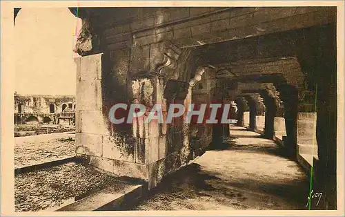 Ansichtskarte AK Nimes (Gard) Les Arenes Galerie Monumentale du Ier Etage