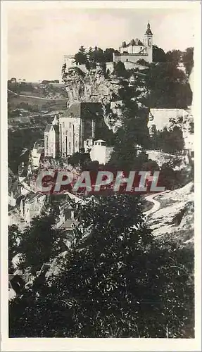 Cartes postales moderne Rocamadour (Lot) vu du Chemin des Templiers