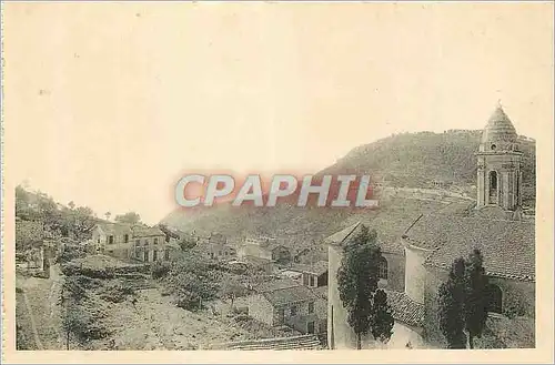 Ansichtskarte AK La Turbie (A M) L'Eglise vue prise du Trophee des Alpes