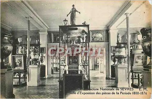 Ansichtskarte AK Manufacture Nationale de Sevres Salle d'Exposition des Pieces de la Periode 1800 1876