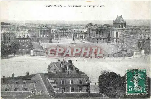 Cartes postales Versailles Le Chateau Vue Generale