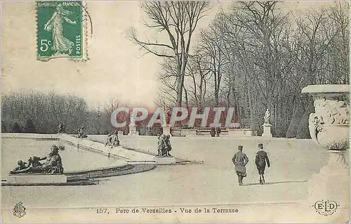Cartes postales Parc de Versailles Vue de la Terrasse