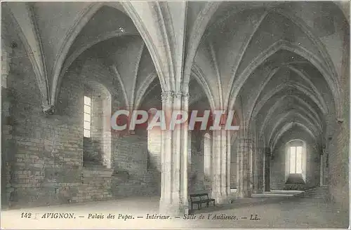 Cartes postales Avignon Palais des Papes Interieur Salle de l'Audience