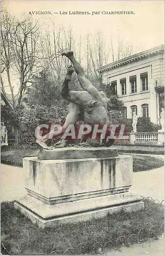 Cartes postales Avignon Les Lutteurs par Charpentier