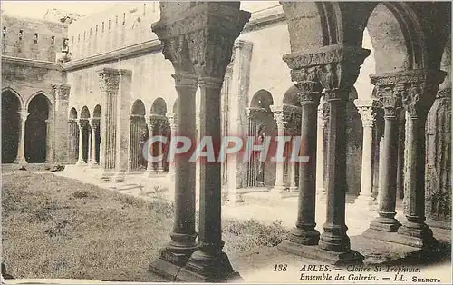 Cartes postales Arles Cloitre St Trophime Ensemble des Galeries