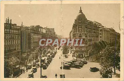 Cartes postales Paris en Flanant Carrrefour Richelieu Drouet Boulevards des Italiens et Haussman