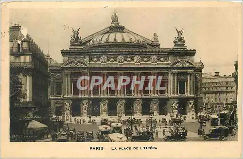 Cartes postales Paris La Place de l'Opera